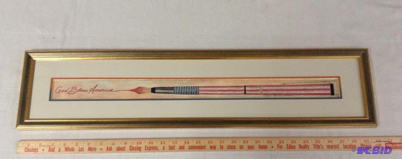 lot 114A image: Bob Holloway Signed & Numbered God Bless America Fountain Pen