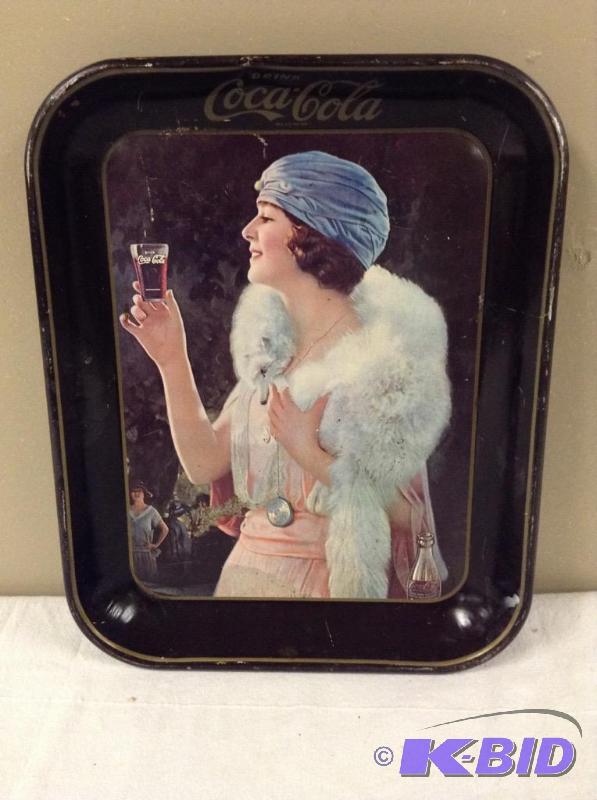 lot 136 image: Metal Coca-Cola Tray