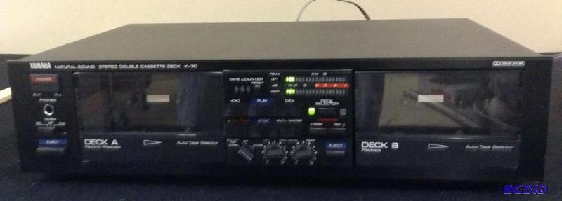 lot 38 image: Yamaha Stereo Double Cassette Deck K-30
