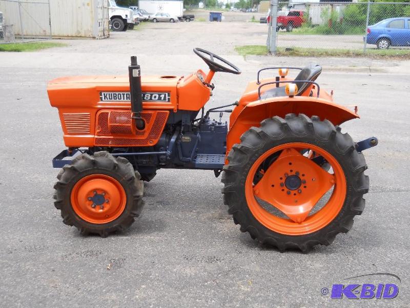 Kubota L1801 Tractor. 4WD. Starts, Runs and Drives. Quick Inventory