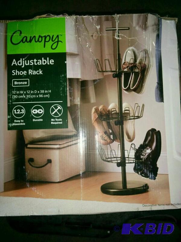 Canopy Adjustable Shoe Rack