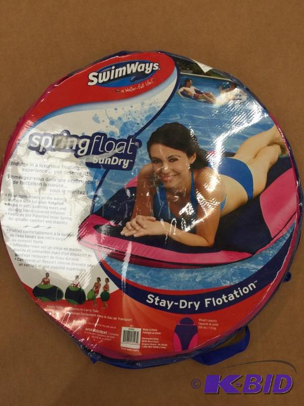 lot 1 image: Swimways floaty for swimming pools