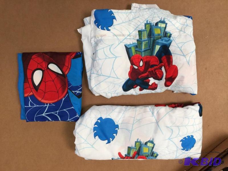 lot 28 image: Spiderman childrens full sheet set