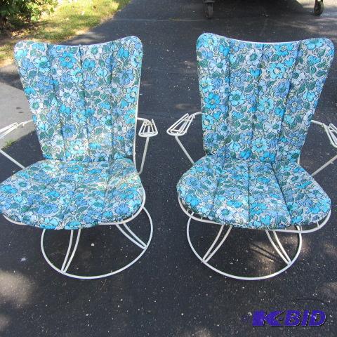 Vintage Metal Patio Chairs