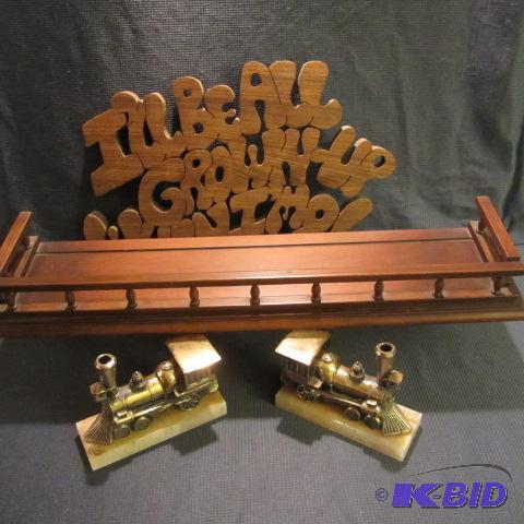 Bookends, Plate Shelf