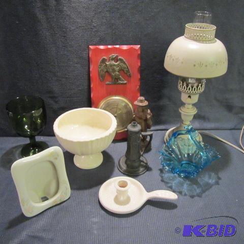 Dresser Lamp, Barometer
