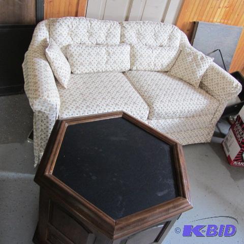 Loveseat, Lamp Table
