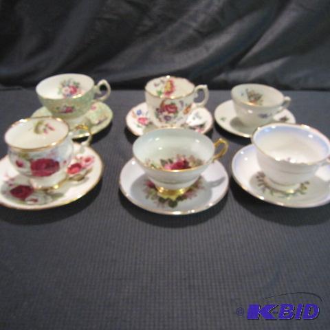 Fancy Bone China Tea Cups