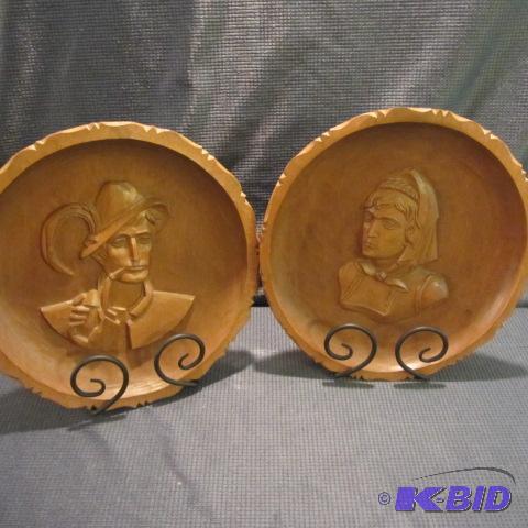 German Carved Trays