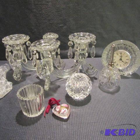 Candelabra, Dresser Clock