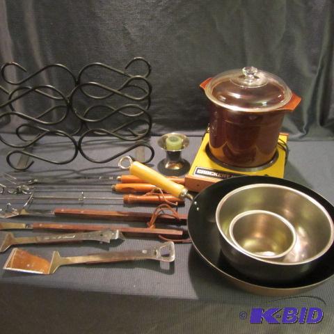 Wine Rack, BBQ Tools