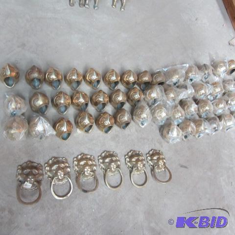 lot 108 image: Brass Pulls, Fish Ashtrays