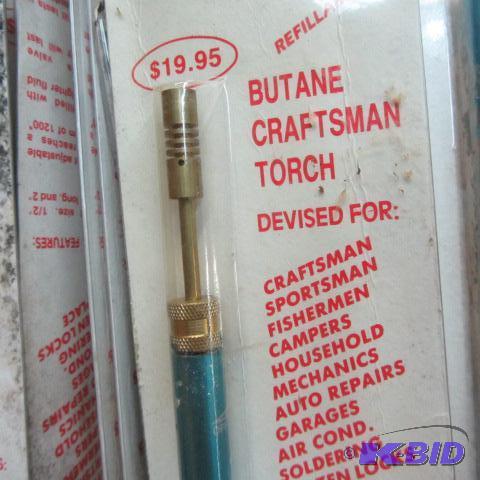 lot 156 image: Craftsman Butane Pocket Torches