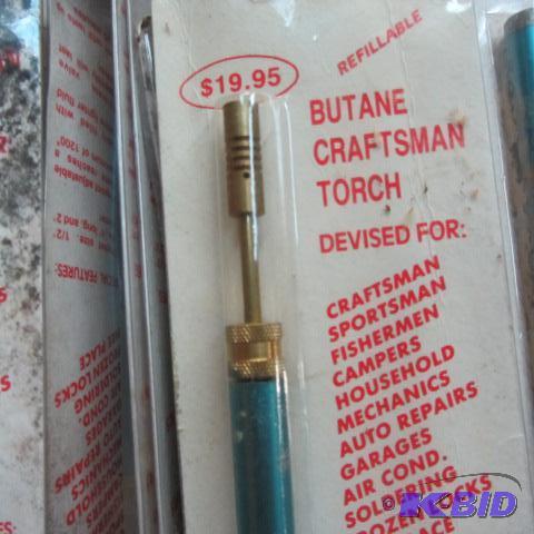 lot 157 image: Craftsman Butane Pocket Torches