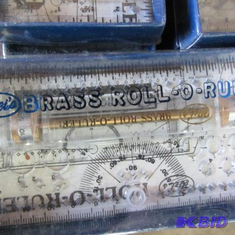 lot 27 image: Brass Rollo Rulers