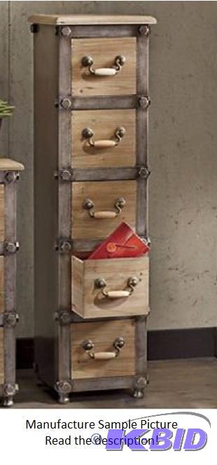 Five Drawer Cabinet -&nbspRefined-rustic cab...