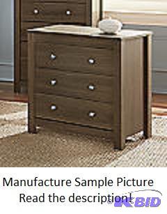 Lancashire 3 Drawer Dresser - Light Oak -&nbs...