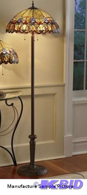 Haverhill Stained Glass Floor Lamp -&nbspWit...