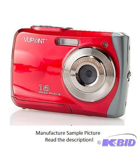 Vupoint Aqua Camera - Red - Model DC-ST1624RV...