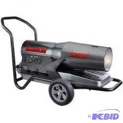 Kerosene forced air heater