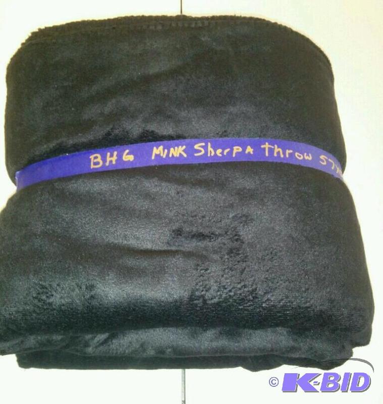 Mink Sherpa Throw