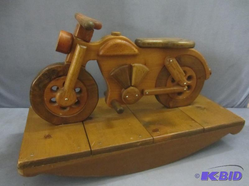 lot 1 image: Rocking Motorcycle