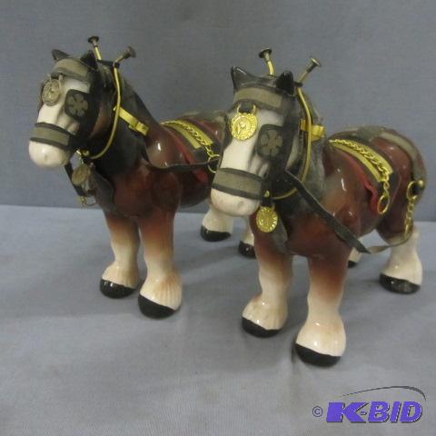 lot 104 image: Budweiser Clydesdale Horses