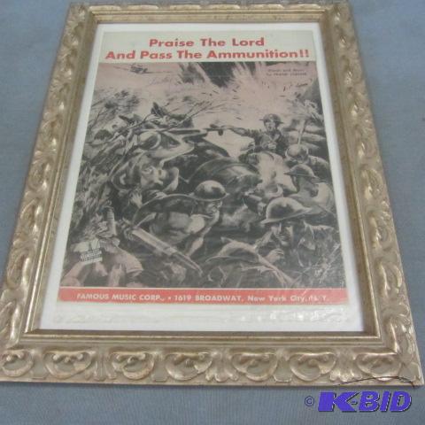lot 136 image: WW II Sheet Music