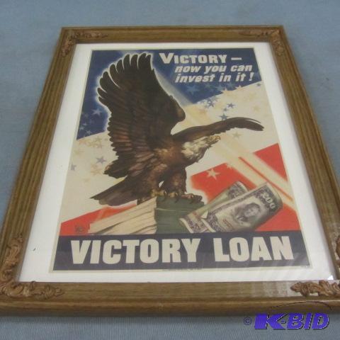 lot 139 image: WW II Victory Loan Poster