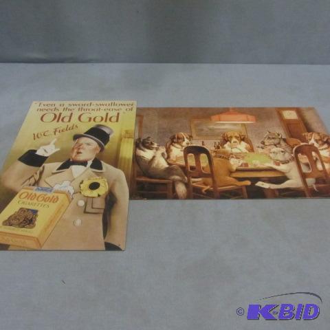 lot 140 image: WC Fields, Old Gold Cigarettes
