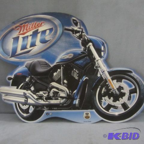 lot 149 image: Harley & Miller Lite Sign