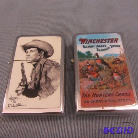 lot 156 image: Lighters, Winchester, Roy Rogers