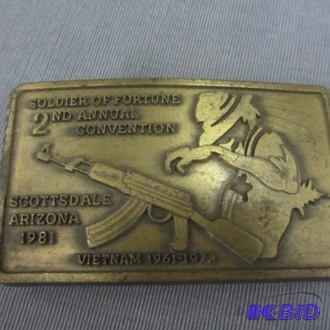 lot 161 image: Vietnam Belt Buckle
