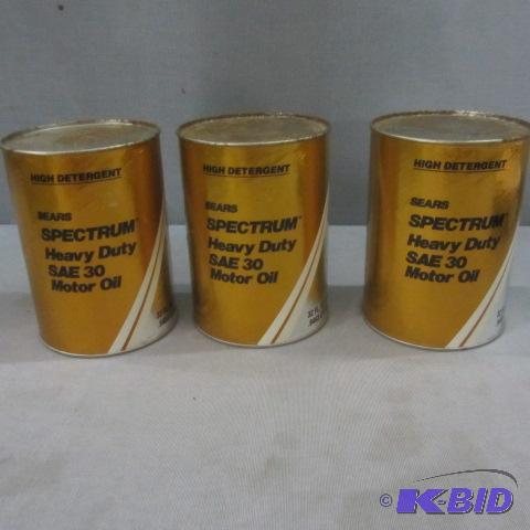lot 219 image: Vintage Motor Oil, 1970s