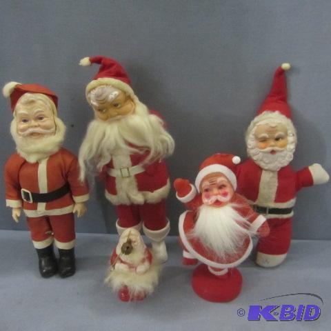 lot 39 image: Vintage Santas