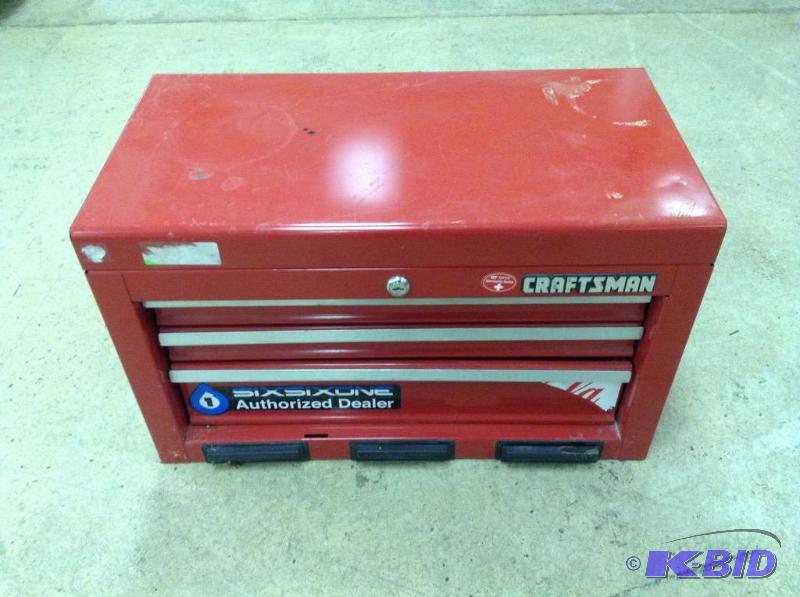 lot 54 image: Craftsman 3 Drawer Tool Box