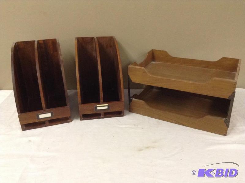 lot 60 image: Vintage Office File Boxes