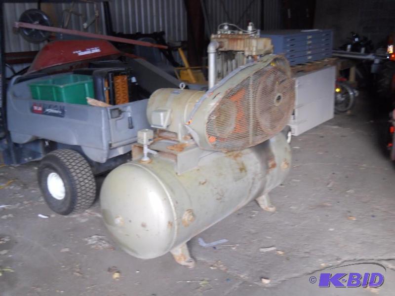 lot 12 image: Quincy Model 350 Quin-Air Compressor. 10 HP. 3 Phase. No reserve.