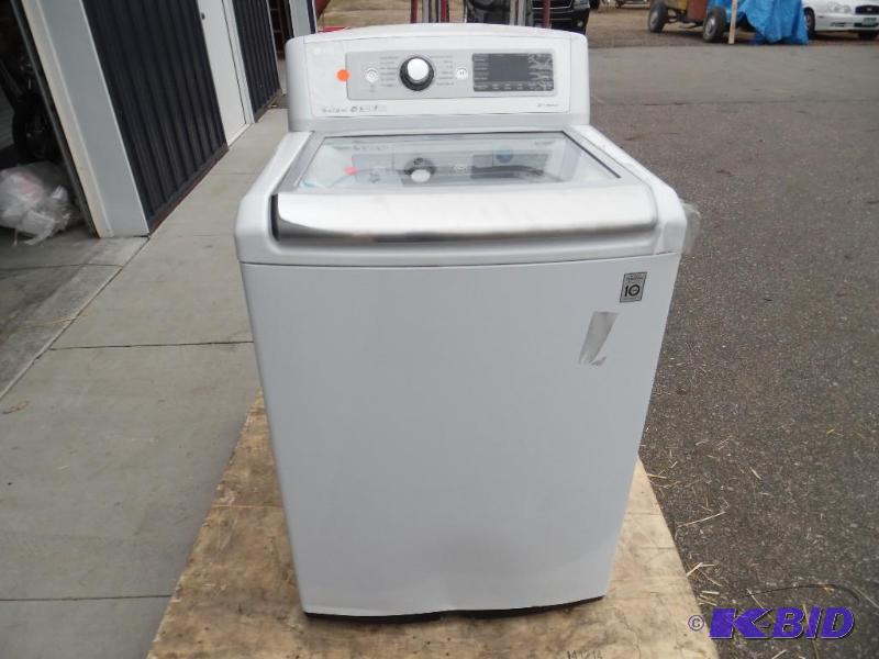 LG 5.0 cu. ft. High-Efficiency Top Load Washer in White, ENERGY STAR