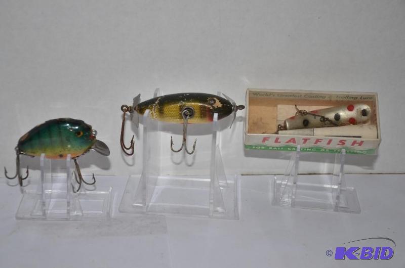 lot 30 image: Vintage&nbspHeddon Sinker Punkinseed lure &a...