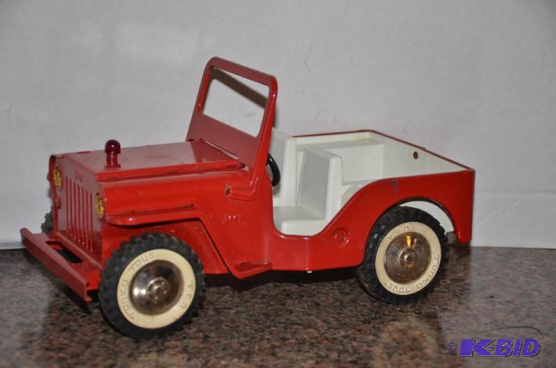 lot 41F image: Vintage Tonka&nbspFire Emergency&nbspJeep w...