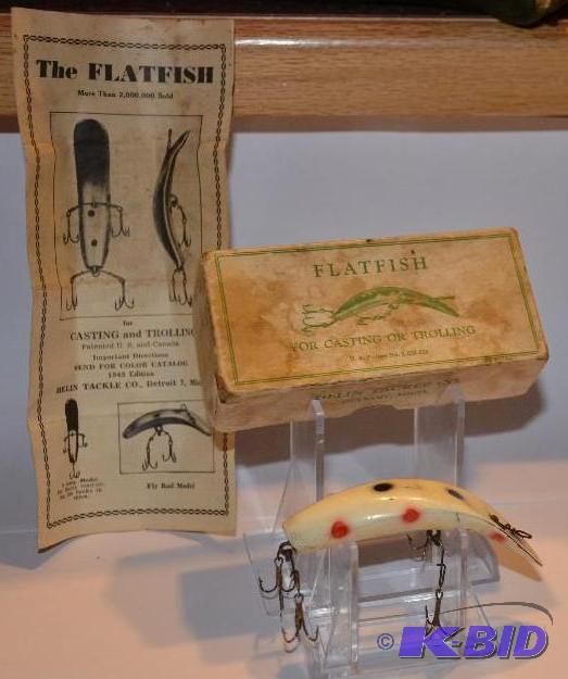 lot 50 image: Helen Tackle Co. Flatfish for Casting or Trol...