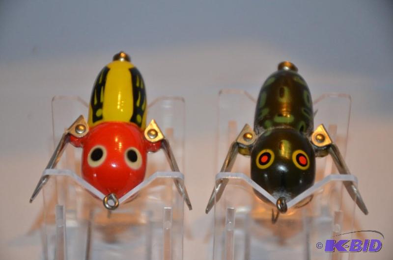 lot 51 image: 2 Heddon Tiny Crazy Crawlers...