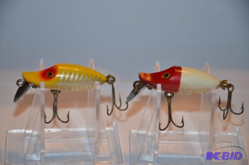 lot 64 image: 2 Heddon Tiny Runts...