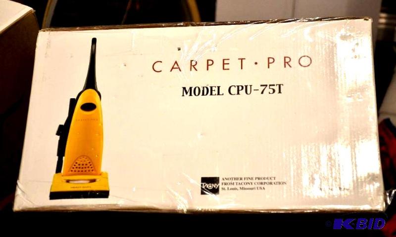 lot 77 image: Brand New &nbspCarpet Pro CPU-75T Household ...