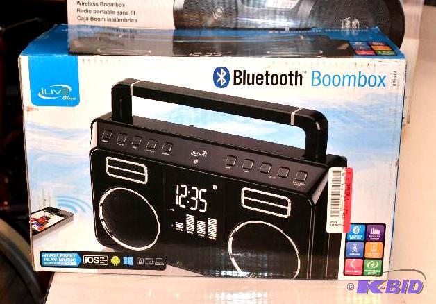 lot 79 image: iLive&nbspBluetooth Boombox- Brand New...