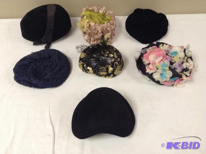 lot 100 image: Vintage Womens Hats - Adolfo, Chapeaux & More