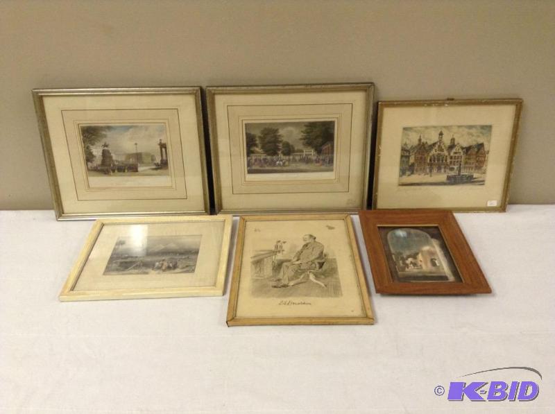 lot 109 image: Vintage Prints - Donaldson & European Cities