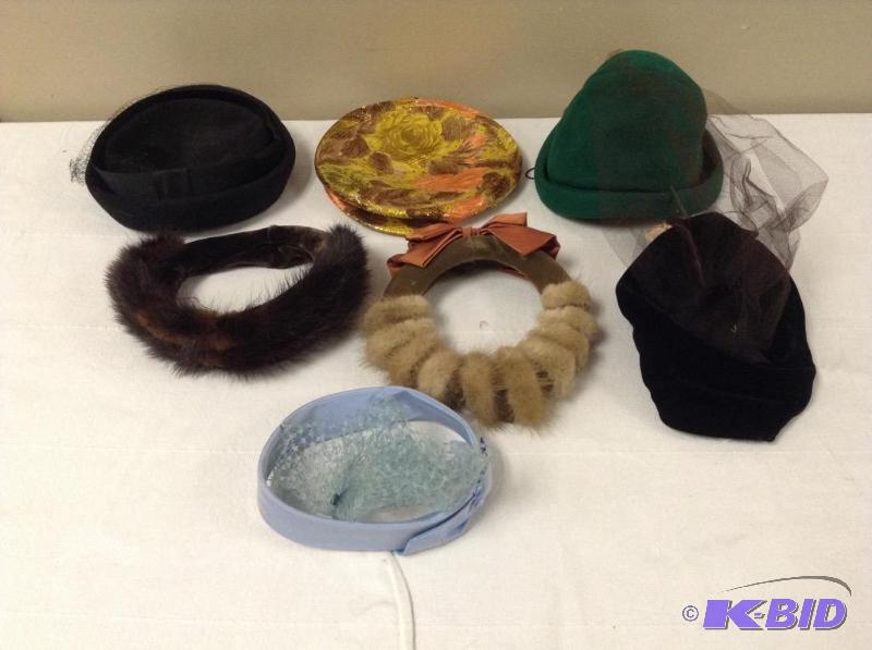 lot 113 image: Vintage Womens Hats