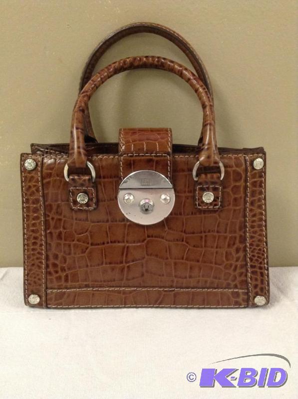lot 19 image: Michael Kors Faux Alligator Satchel